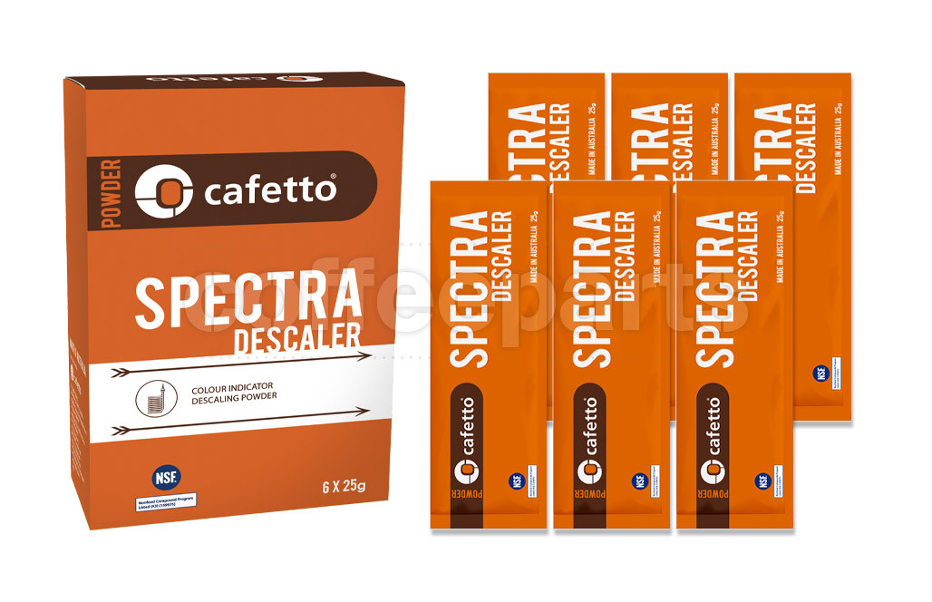 Cafetto Spectra Powder Coffee Machine Descaler x 25g Sachets