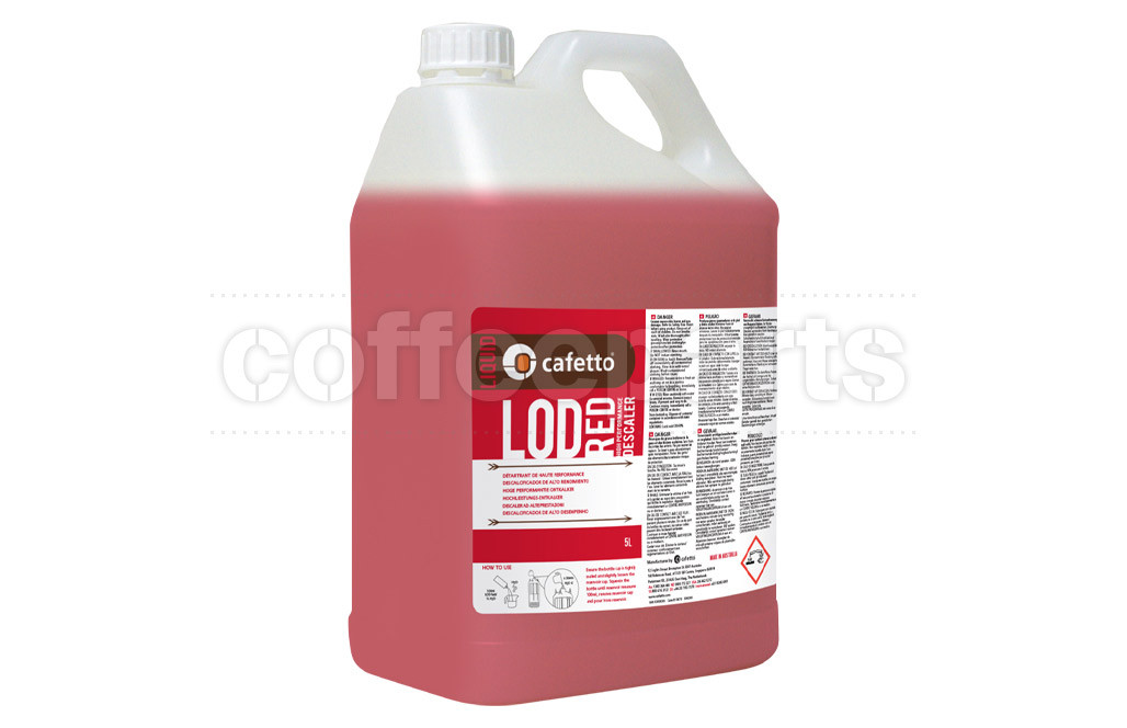 Cafetto 5lt LOD Red Organic Liquid Coffee Machine Descaler