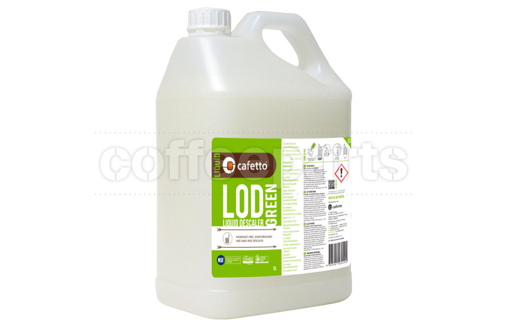 Cafetto 5lt LOD Organic Liquid Coffee Machine Descaler Coffee Parts