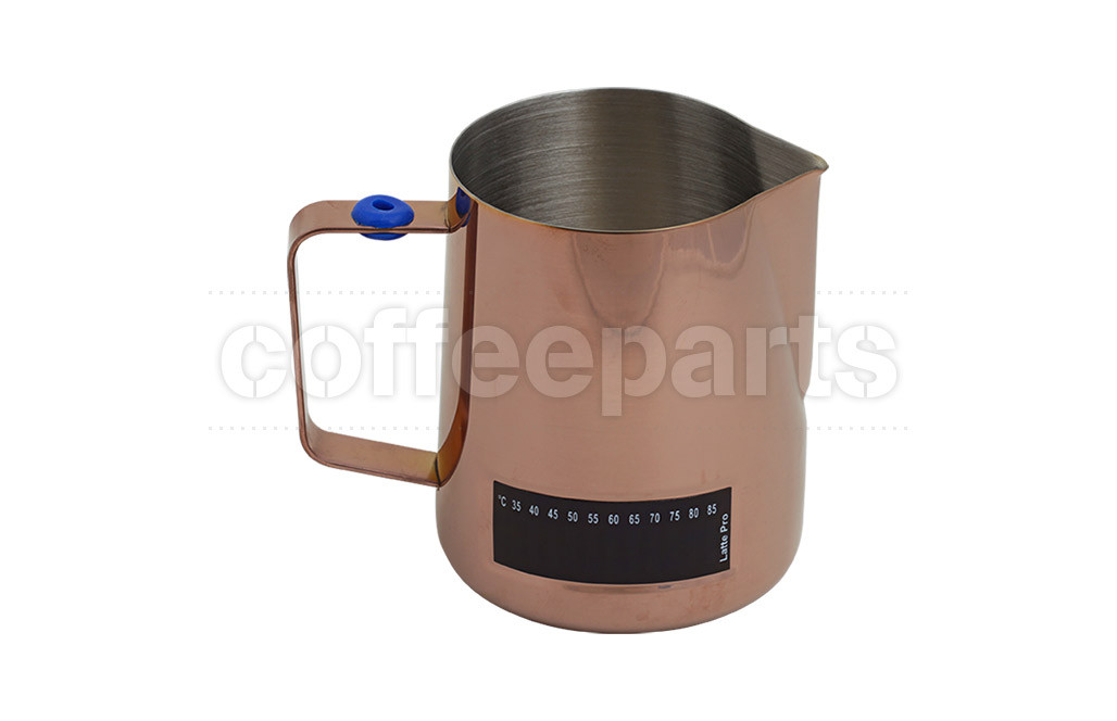 Latte Pro Copper milk jug with thermometer Coffee Parts