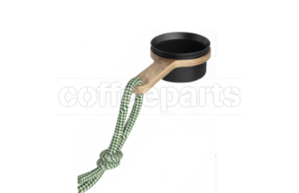 Airflow Coffee Bean Scoop Short Wooden Handle: 12g Black