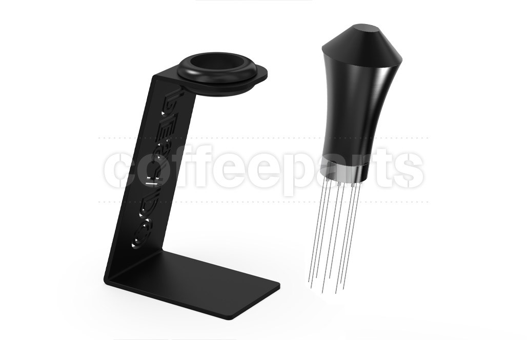 Pesado (WDT Tool) Clump Crusher with Stand: Metallic Black