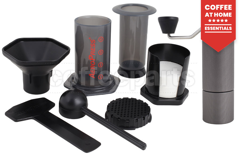 Aeropress Coffee Maker Kit inc Timemore C1 Grinder Coffee Parts