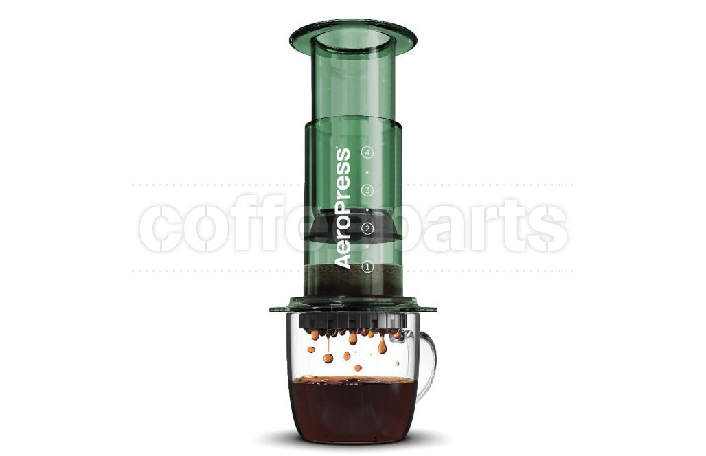 AeroPress Coffee Maker - Clear Green