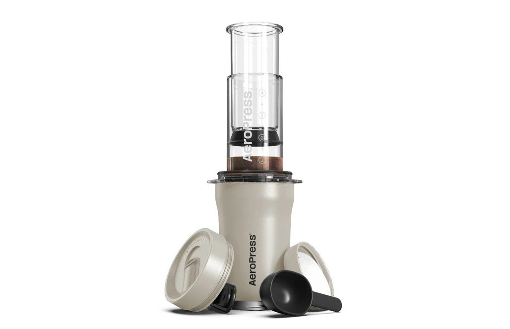 AeroPress GO Plus Travel Coffee Maker: Cream