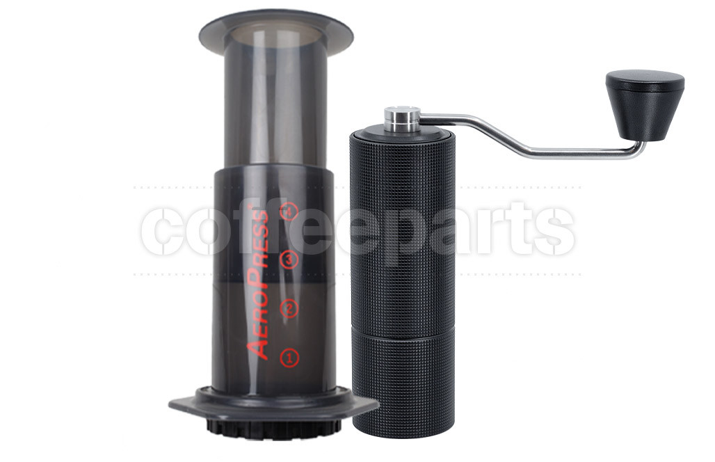 Aeropress Coffee Maker Kit inc Timemore C3 Grinder Coffee Parts