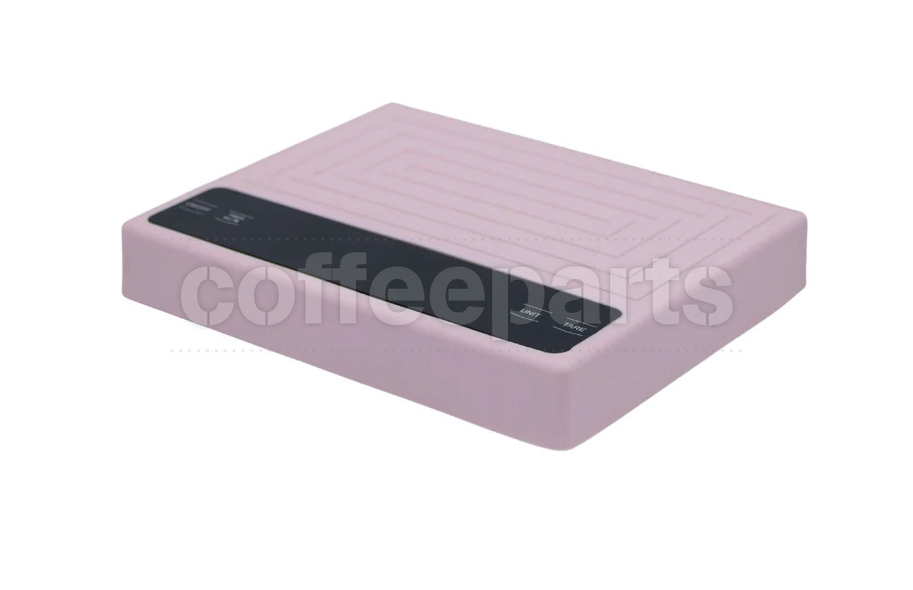 Artisan Barista Coffee Scale: Pink Lemonade, stylish timer scale for brewing.  