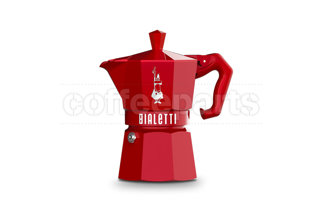 Bialetti Moka Express Red 3 cup