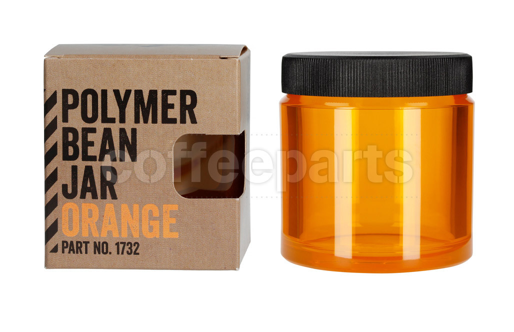 Comandante Polymer Bean Jar Orange Coffee Parts