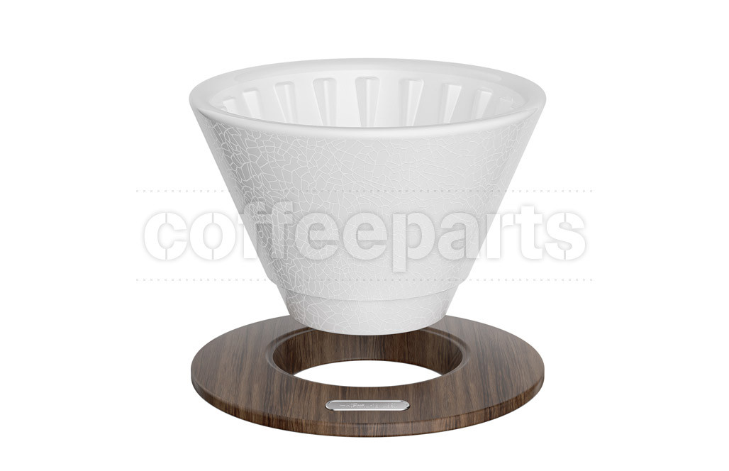 MHW Meteor Coffee Dripper Ice Satin (White)