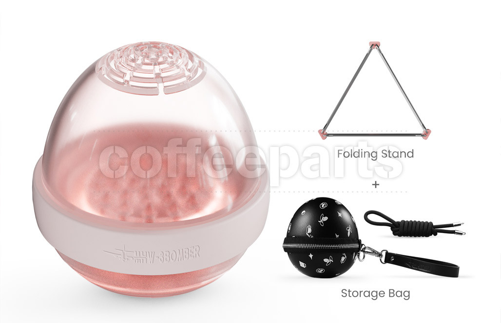 MHW Eggonaut Travel Coffee Dripper: Pink