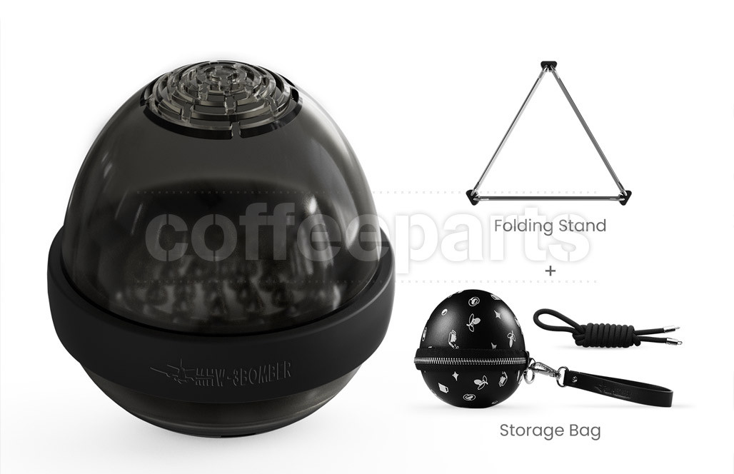 MHW Eggonaut Travel Coffee Dripper: Black