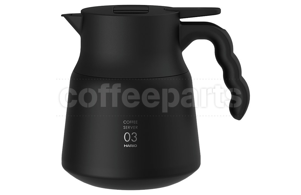 Hario V60 Insulated Stainless Steel Server PLUS 800 Black