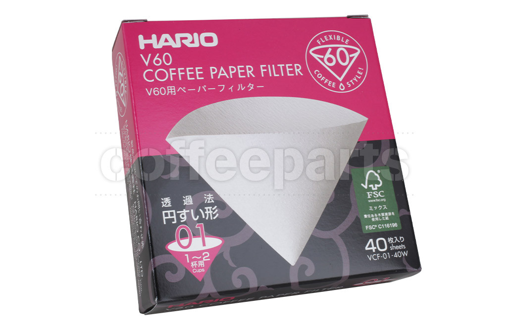 Hario 1-Cup V60 Drip Filter Papers (40pcs) 