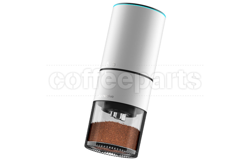 Joy Resolve Groove Compact Portable Coffee Grinder: White