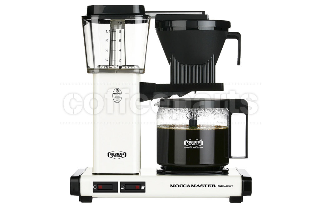 Moccamaster 1.25lt KBG White Coffee Brewer Coffee Parts