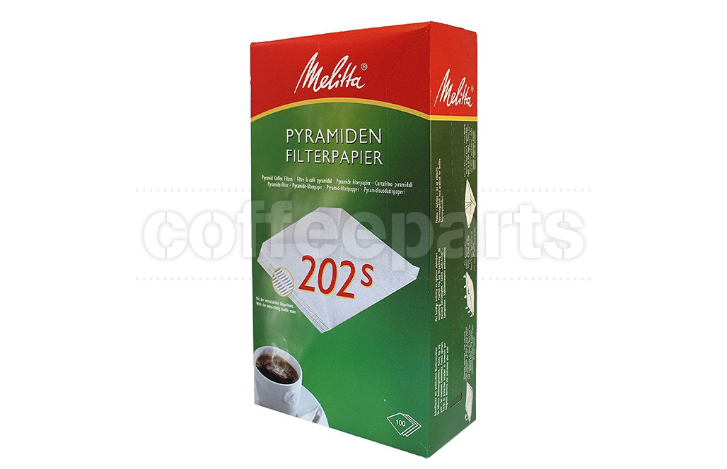 Melitta Pyramid 202s Paper Filters 100 Pk Coffee Parts