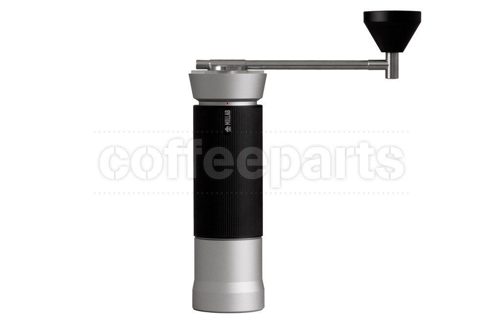 MilLab x Timemore M01 Coffee Hand Grinder: Silver
