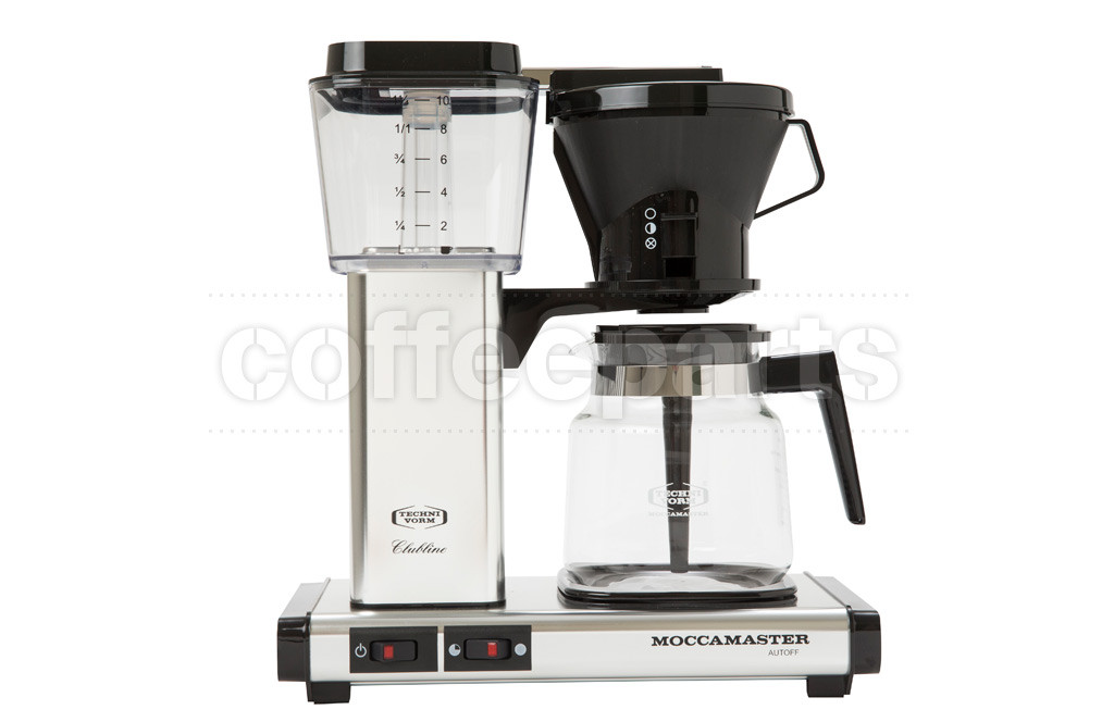 Moccamaster 1.25lt Classic Polished Silver Filter Coffee Brewer