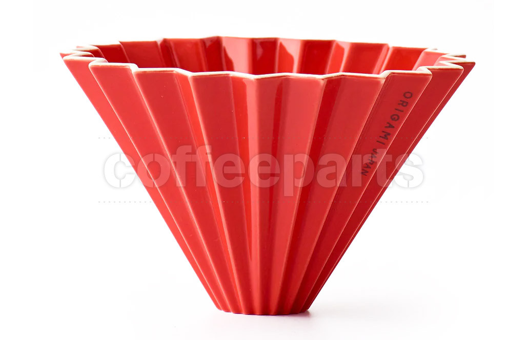 Origami Coffee Dripper Medium 4 Cup Red Coffee Parts