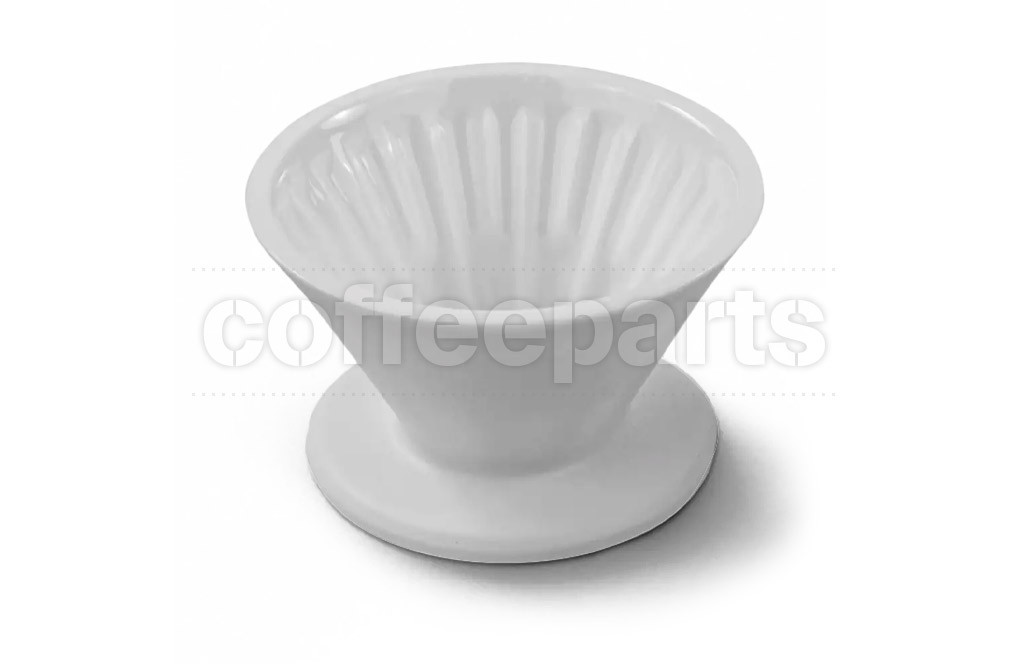 Timemore 1-Cup Ceramic Coffee Dripper: White