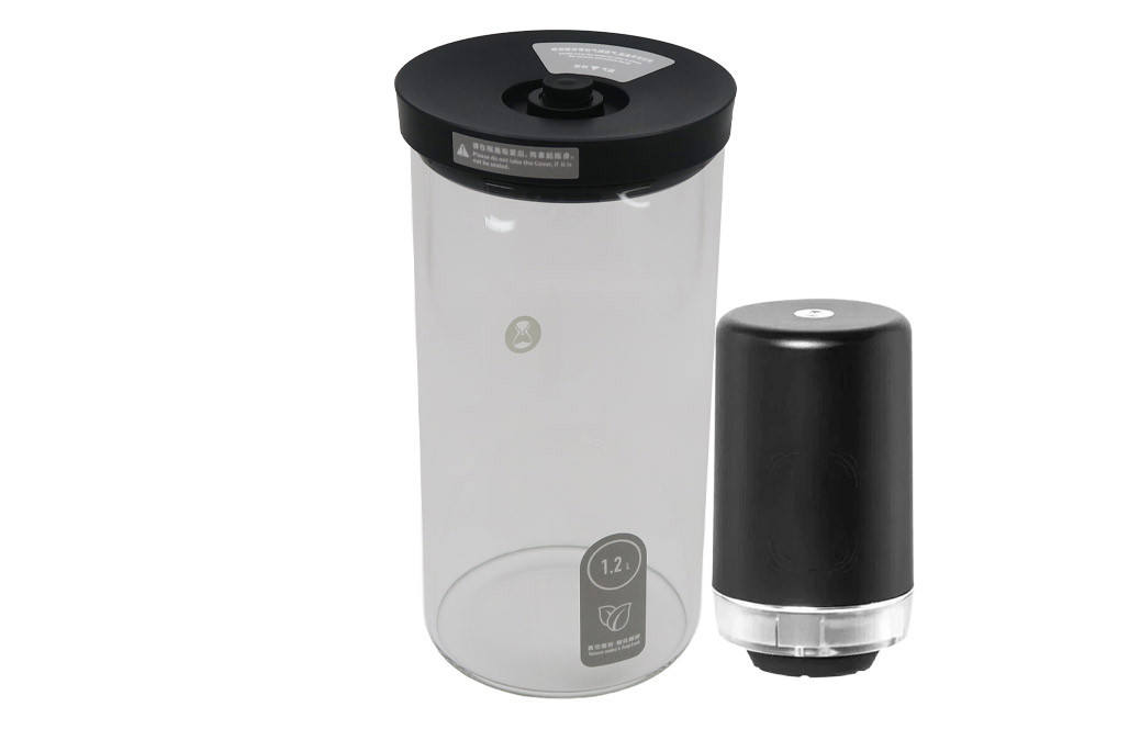 Timemore Glass Canister & Pump Starter Kit Large: Black