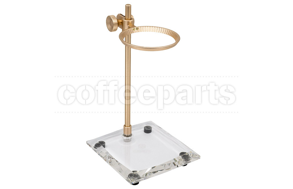Timemore MUSE Pour Over Stand: Glass & Brass