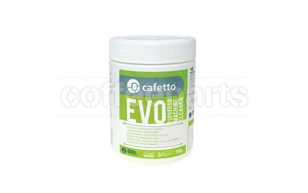 Cafetto 500g Evo Organic Coffee Machine Cleaning Powder Coffee Parts