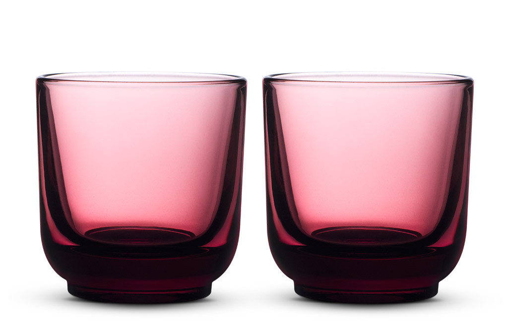 Fellow Pirch Espresso Glasses - Latte (Set of 2) Garnet