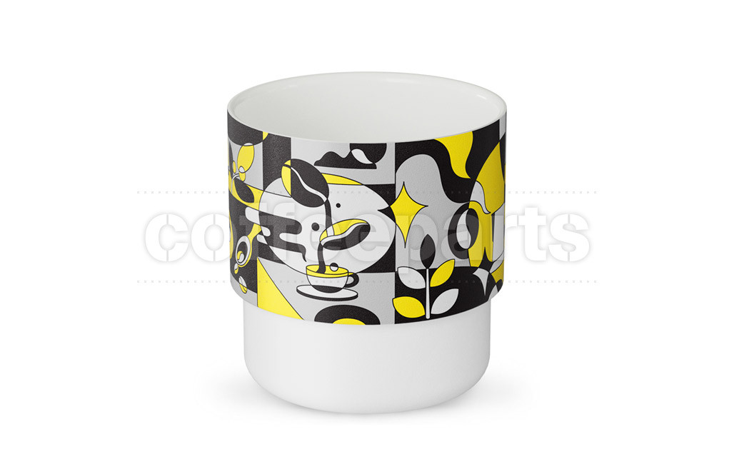 MHW Swirl Cup: Black/Gold