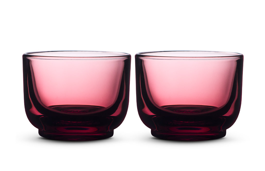 Fellow Pirch Espresso Glasses - Cortado (Set of 2) Garnet