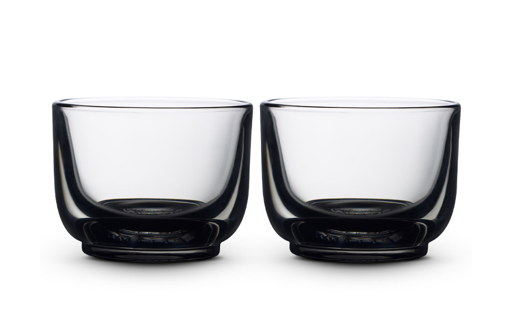 Fellow Pirch Espresso Glasses - Cortado (Set of 2) Smoke