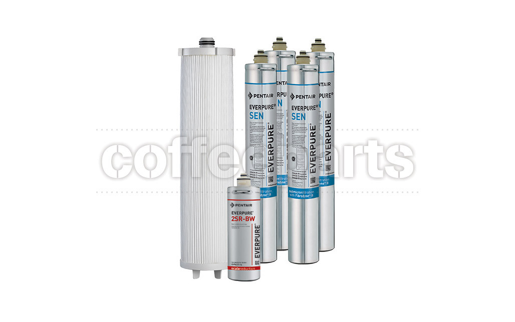Everpure Endurance HF Quad Replacement Cartridge Kit Coffee Parts