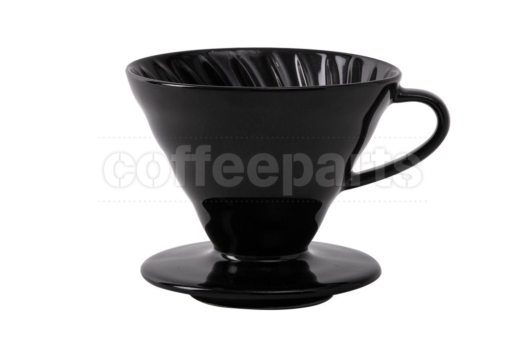 Hario 2Cup V60 Dripper Kasuya Black Ceramic Coffee Parts