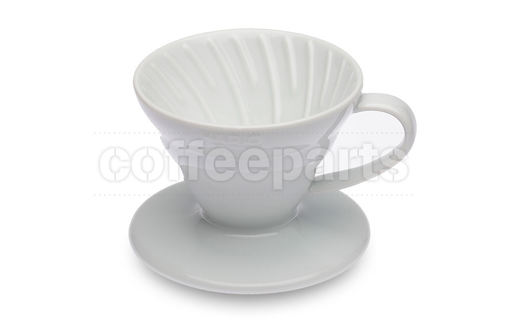 Hario 1-Cup V60 White Ceramic Coffee Dripper