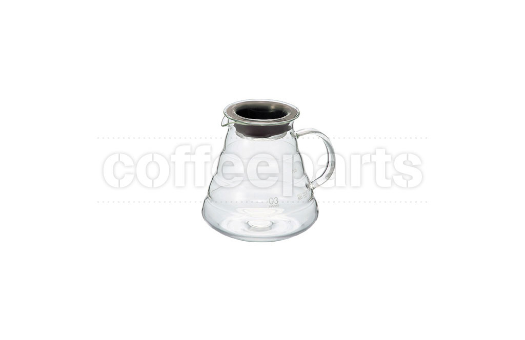 Caraffa Hario V60 800ml Vetro - Server Per Caffè Filtro, Trasparente - Foto 11