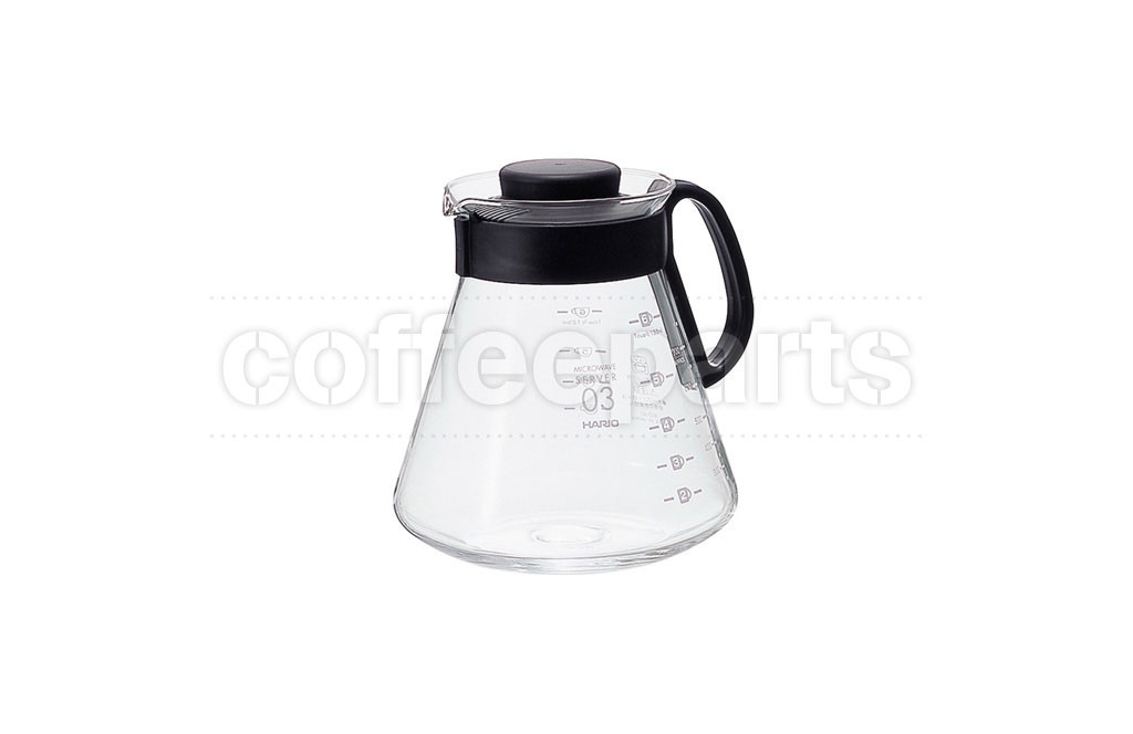 Hario 800ml V60 Black Range Server: XVD-80B