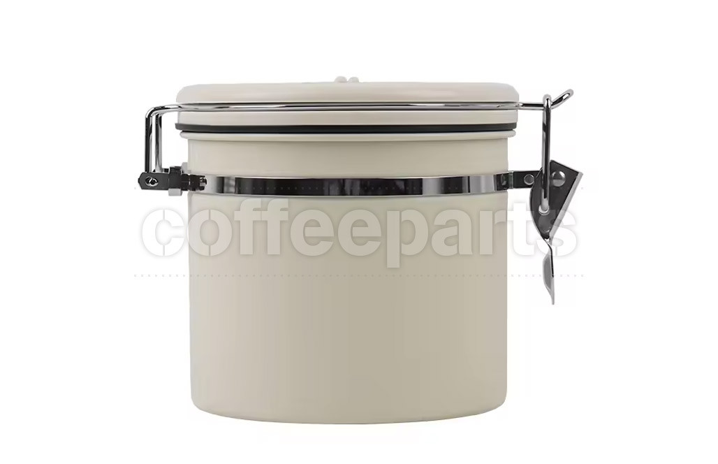 iKape Coffee bean storage canister 300g: White 