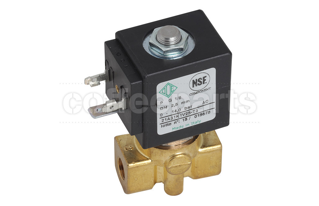 2way Boiler fill solenoid valve, ODE, 2.5mm orifice KVDW CP