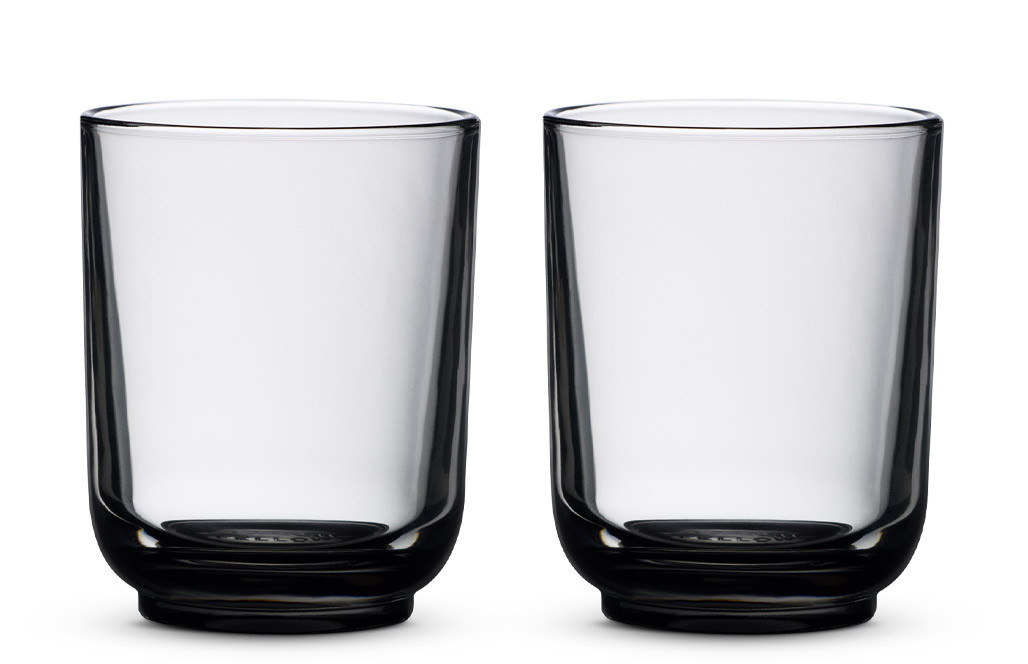 Fellow Pirch Espresso Glasses - Cappuccino (Set of 2) Smoke