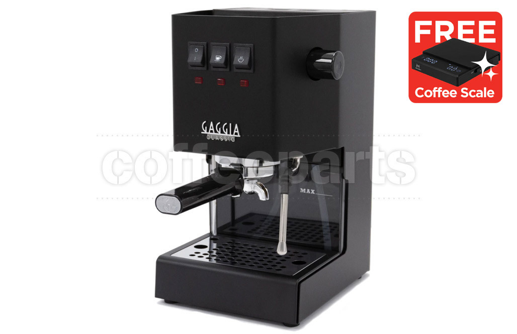 Gaggia Classic EVO PRO Espresso Coffee Machine: Tuxedo Black