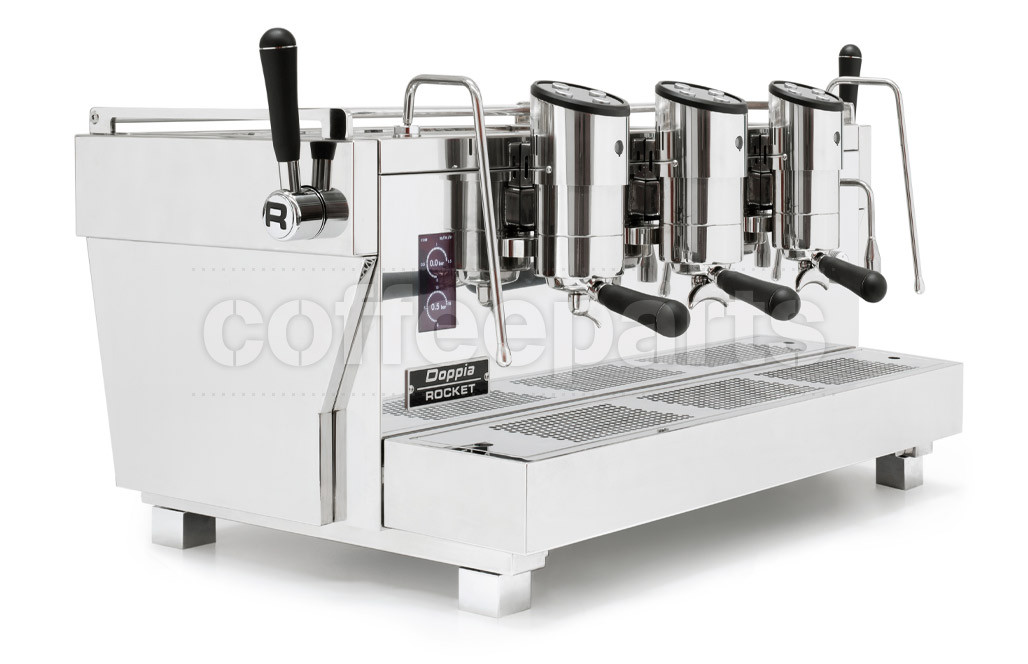 Rocket Doppia Group Commercial Coffee Machines: Stainless