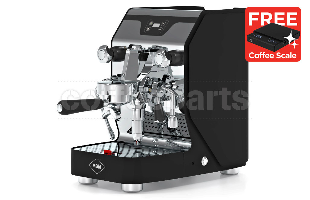 VBM Domobar Junior 2021 Digital Espresso Machine: Black Coffee Parts