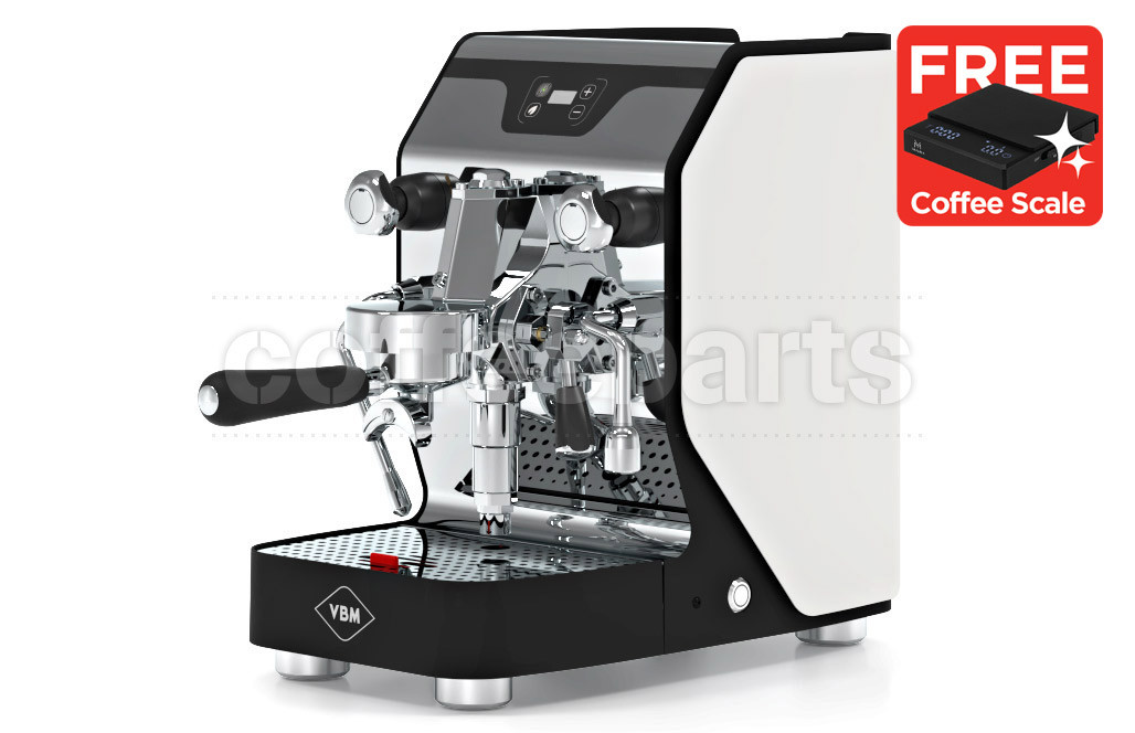 VBM Domobar Junior 2021 Digital Espresso Machine White Coffee Parts