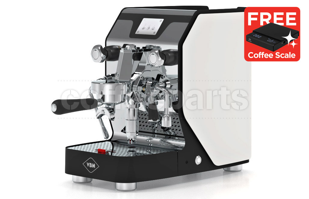 【sanGwear】VIBIEMME DOMOBAR SUPER Vibiemme Domobar Super 2021 Digital Machine: White | Coffee