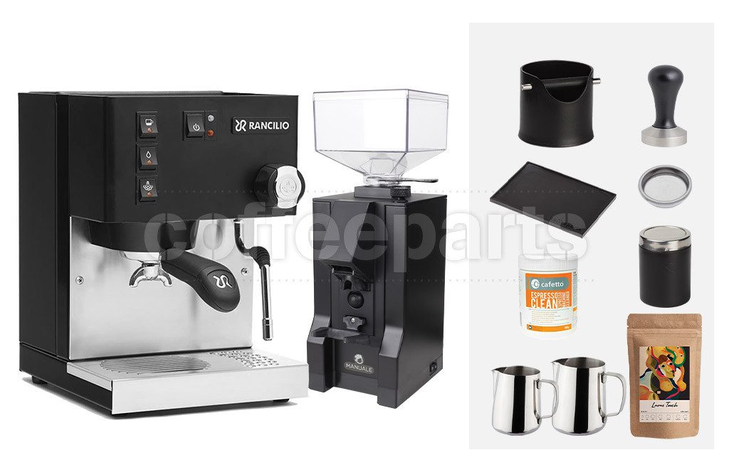 Rancilio V6 Espresso Machine Package: Black