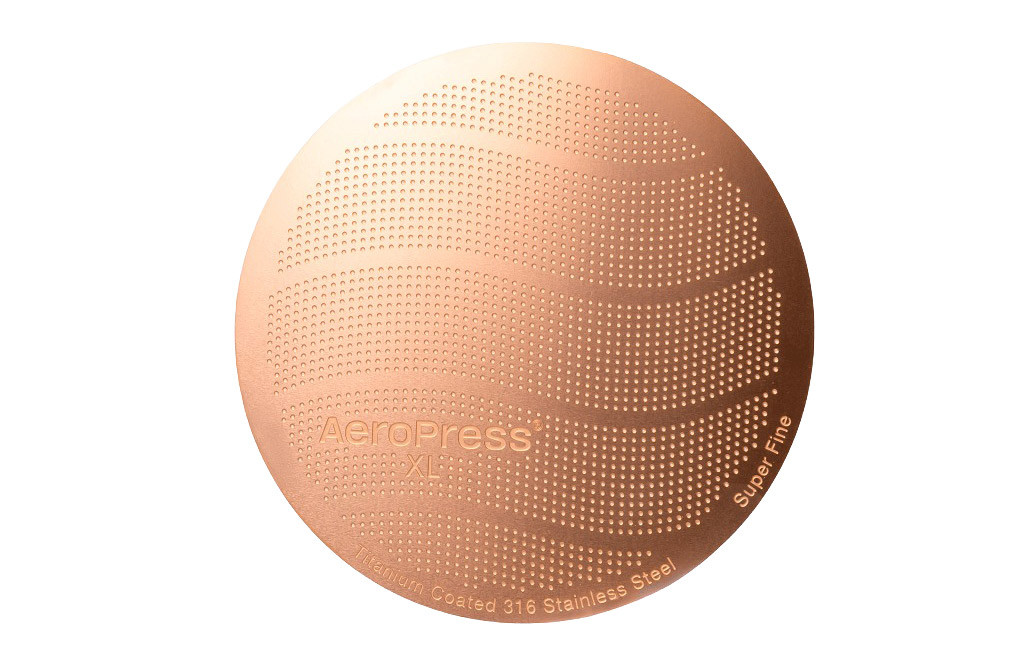 AeroPress XL Gold Tone Metal Filter - Super Fine