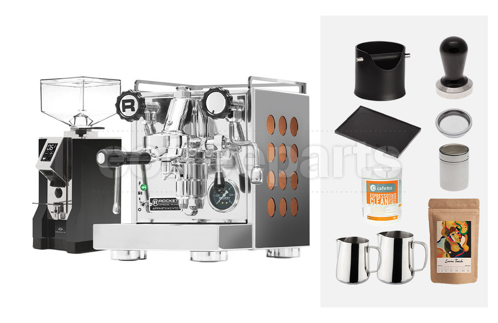Rocket Appartamento Espresso Machine Package Copper Coffee Parts