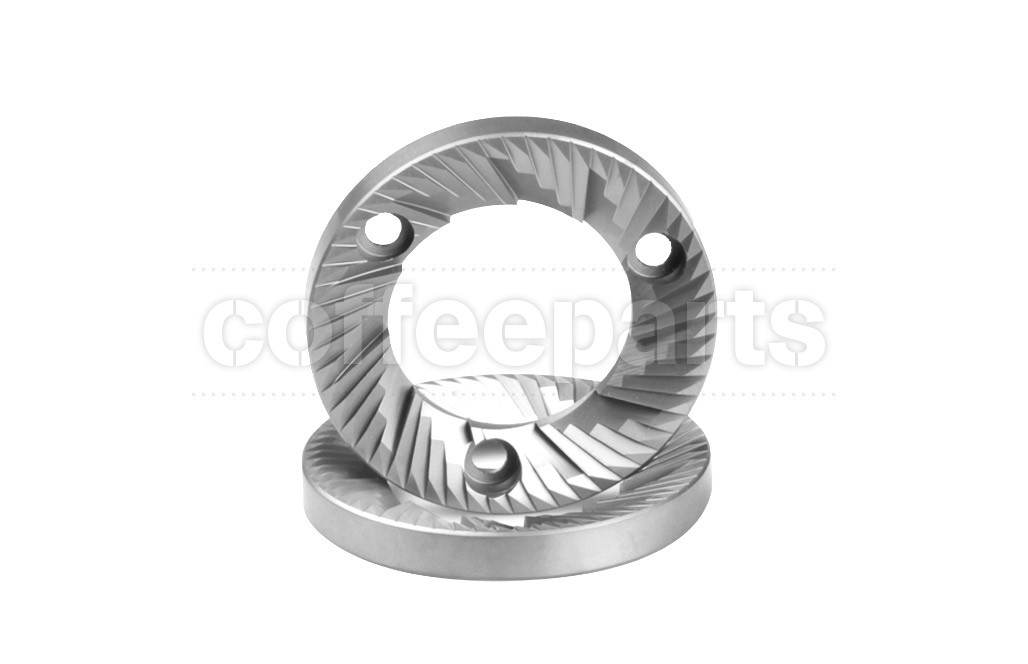 SSP Flat Burrs Silver Knight 64mm