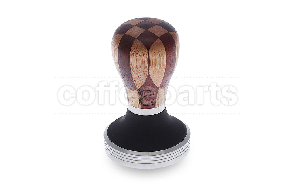 Pullman Barista 58.3mm Flat Tamper with Checkerboard Handle